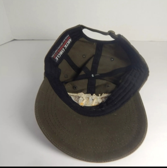 Alaska Bush Pilot‎ Hat Cap Strap Back Brown Light Waxed Feel One Size Adjustable - Picture 6 of 7